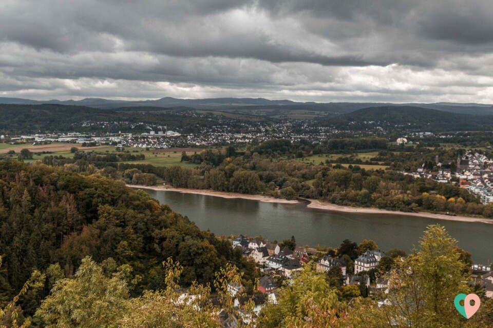Der Rheinsteig in Linz am Rhein