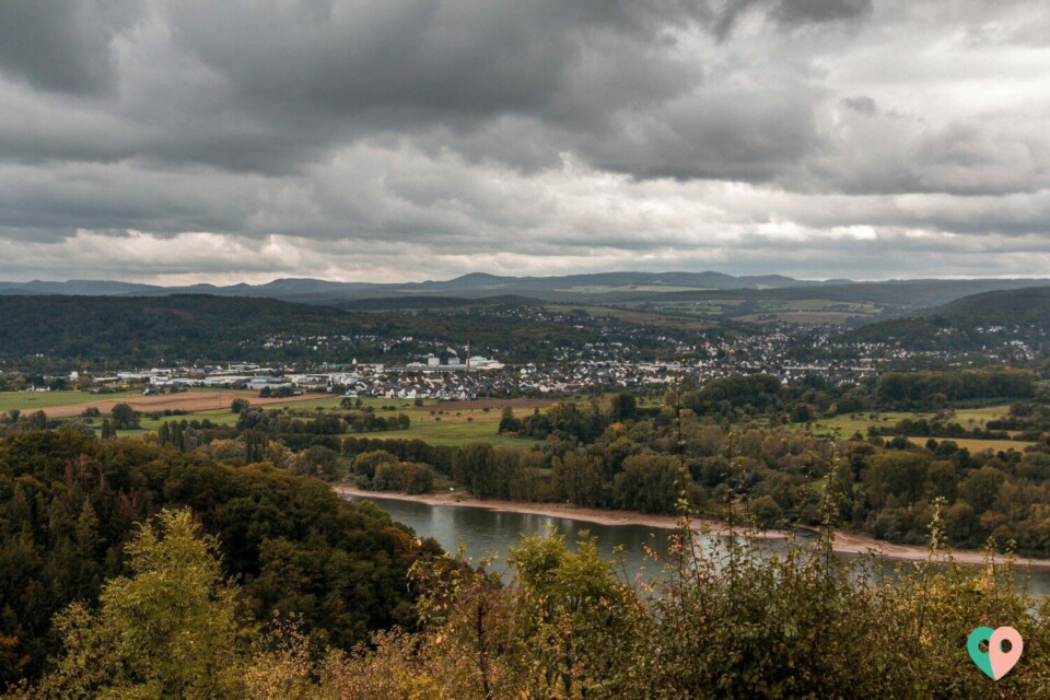 Der Rheinsteig in Linz am Rhein