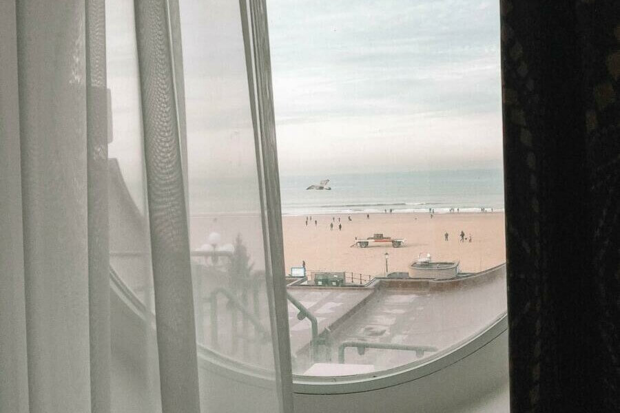 Unser Zimmer im Grand Hotel Amrâth Kurhaus Scheveningen (Den Haag)
