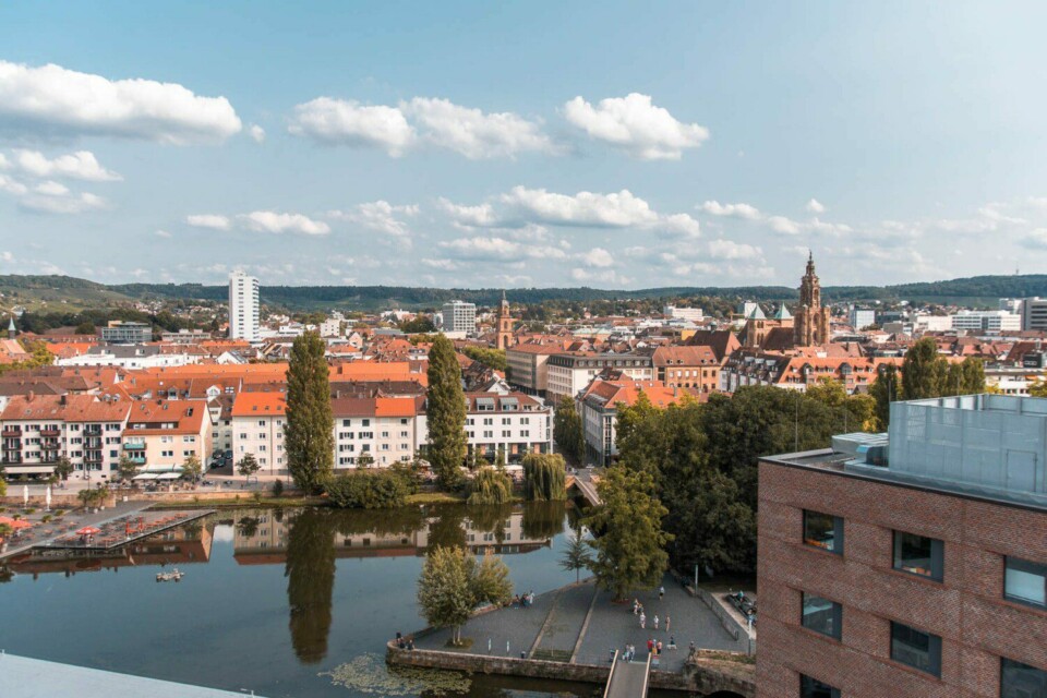 Aussicht vom Dach der Experimenta