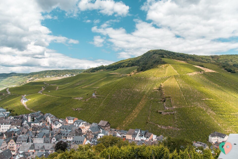Aussicht von der Burg Landshut in Bernkastel-Kues