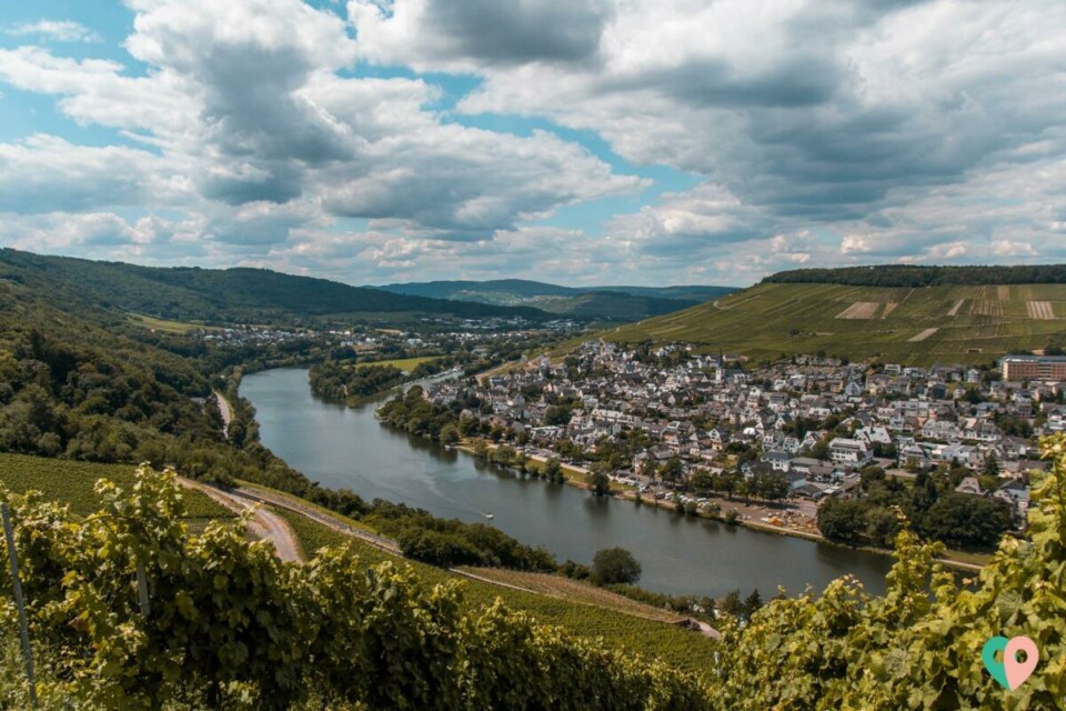 Aussicht von der Burg Landshut in Bernkastel-Kues