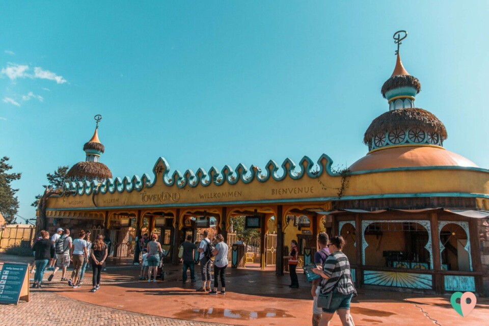 Eingang Toverland in Sevenum