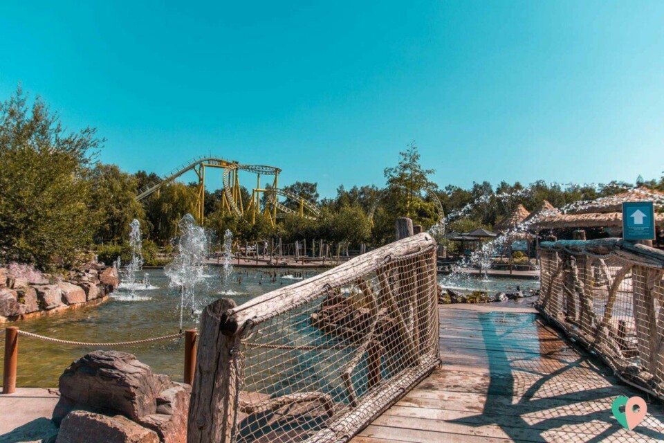 Der Wasserspielplatz Waku Waku im Toverland