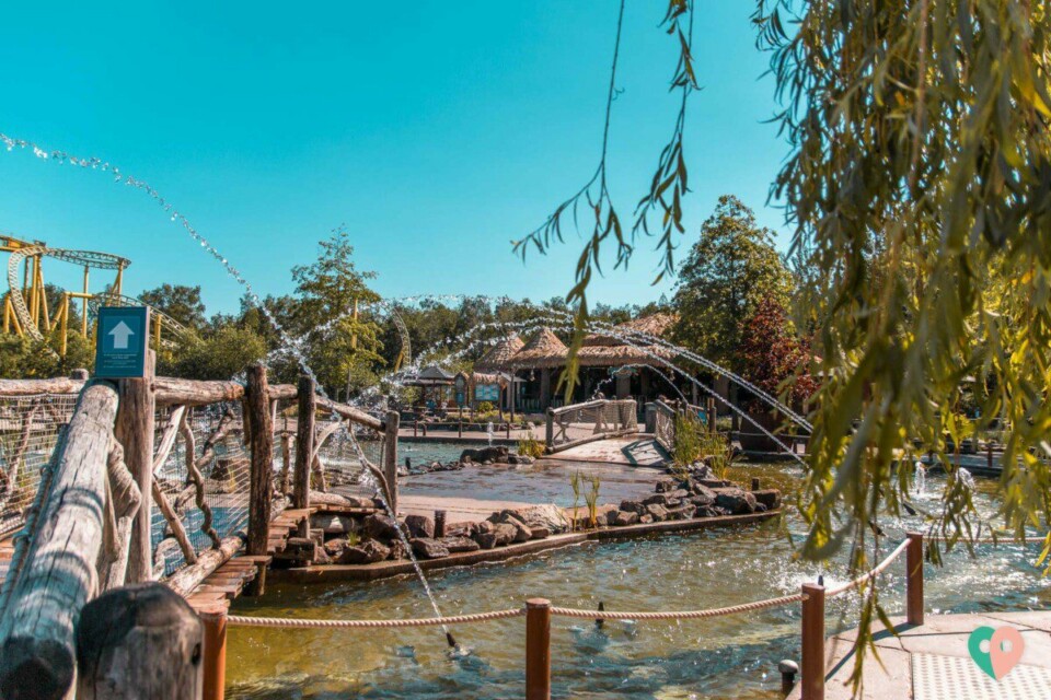 Der Wasserspielplatz Waku Waku im Toverland