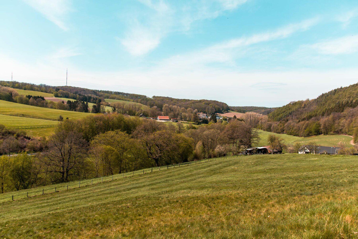 Wandern in der Elfringhauser Schweiz nahe Hattingen