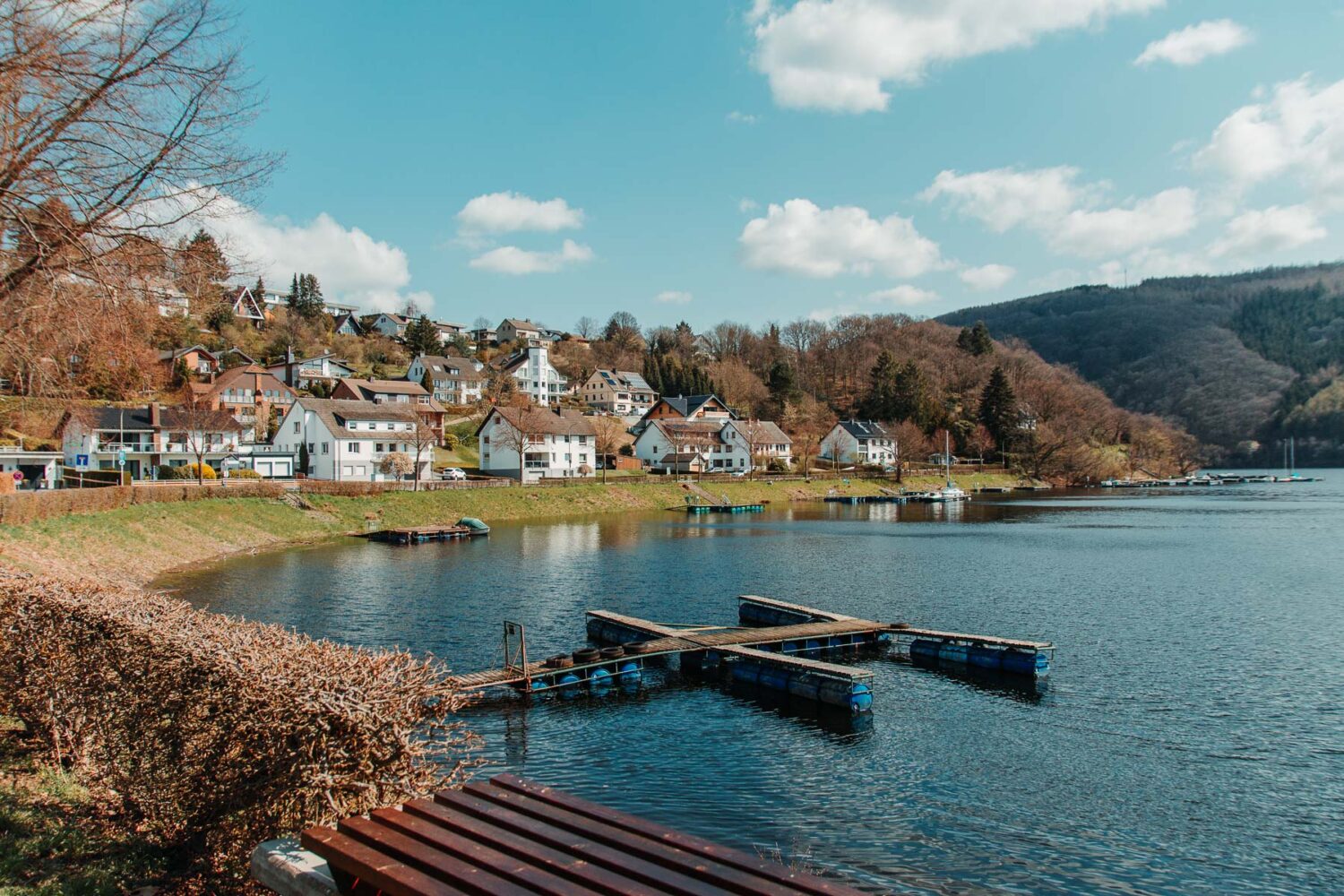 Wandern auf dem Rursee-Höhenweg im Monschauer Land
