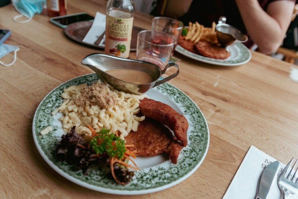 Schnitzel in der Altweibermühle in Tripsdrill