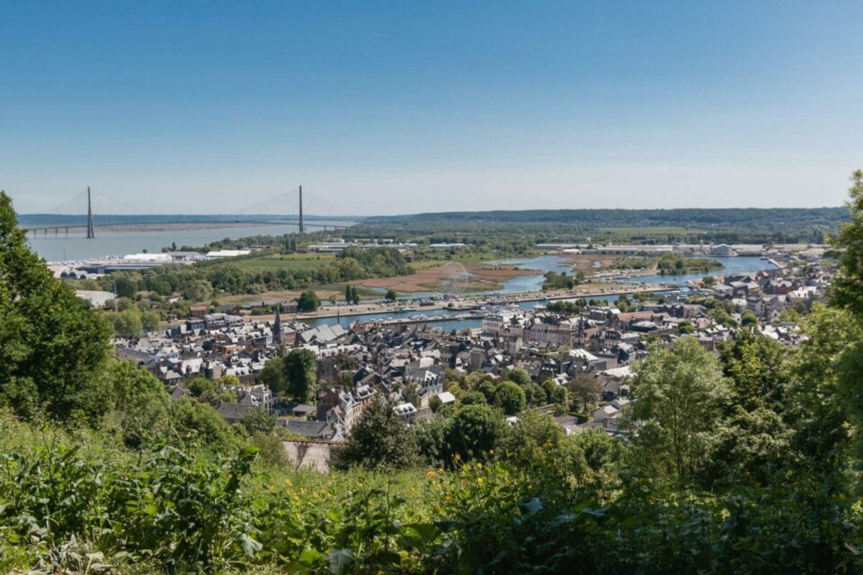 Aussicht vom Mont-Joli in Honfleur Aussicht vom Mont-Joli in Honfleur