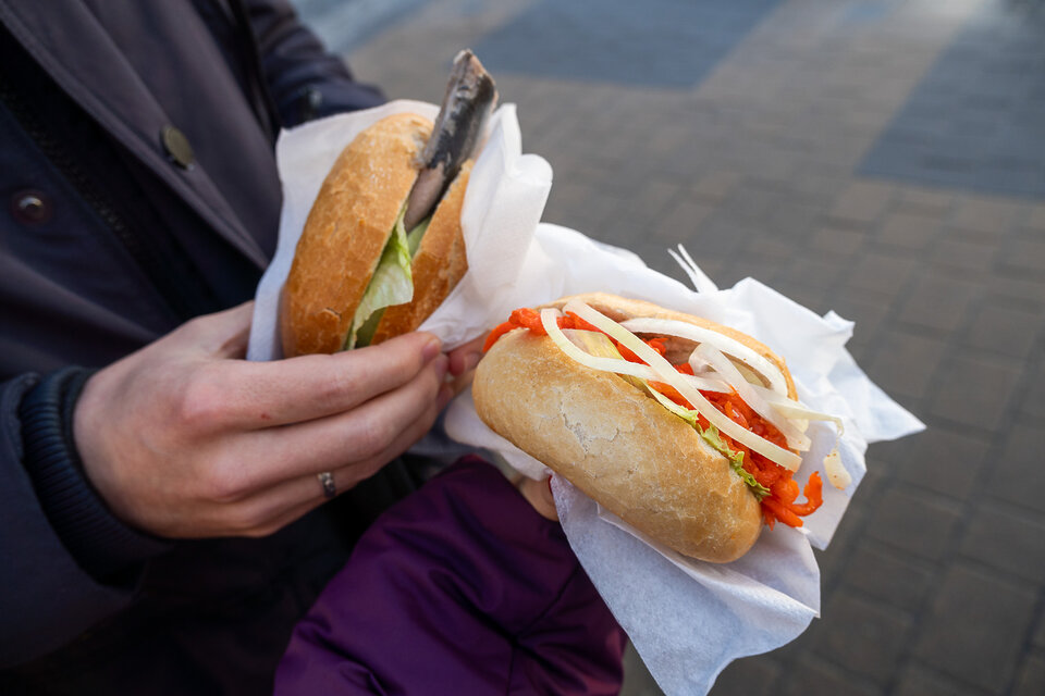 Fischbrötchen von Fisch & Meer in Tossens