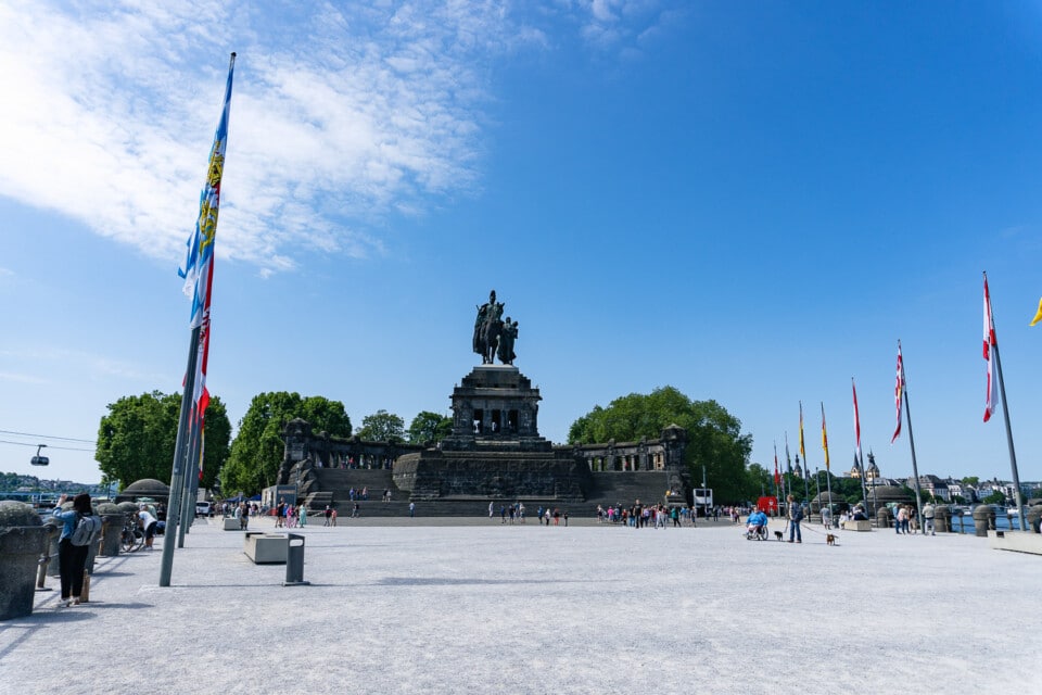Das Deutsche Eck in Koblenz