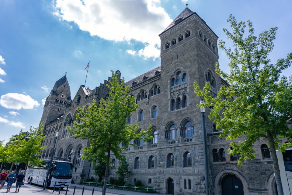 Das Preußische Regierungsgebäude in Koblenz