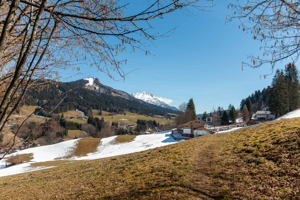 Aussicht auf der Wanderung zum Lauchsee
